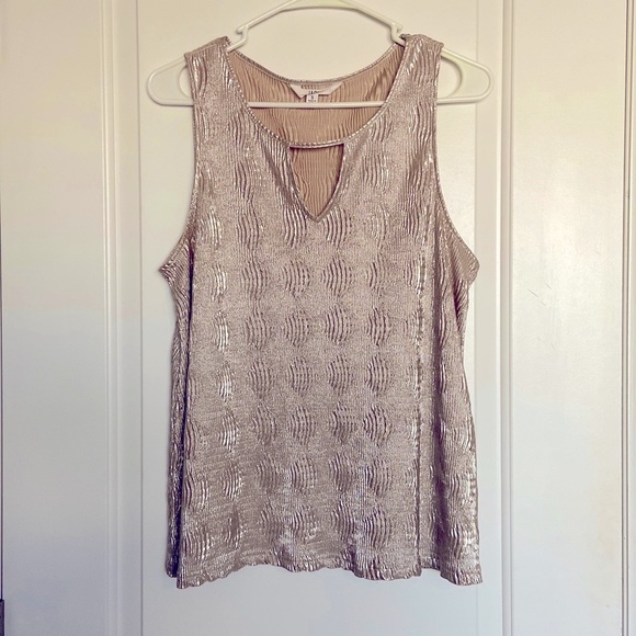 Jack by BB Dakota Tops - Jack by BB Dakota gold metallic tank top sleeveless blouse size S